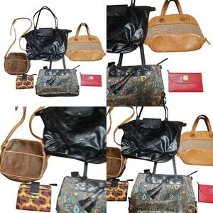 Bundle of Purses and Wallets (Dooney & Bourke, Etro, Longchamp, Vera Bradley)